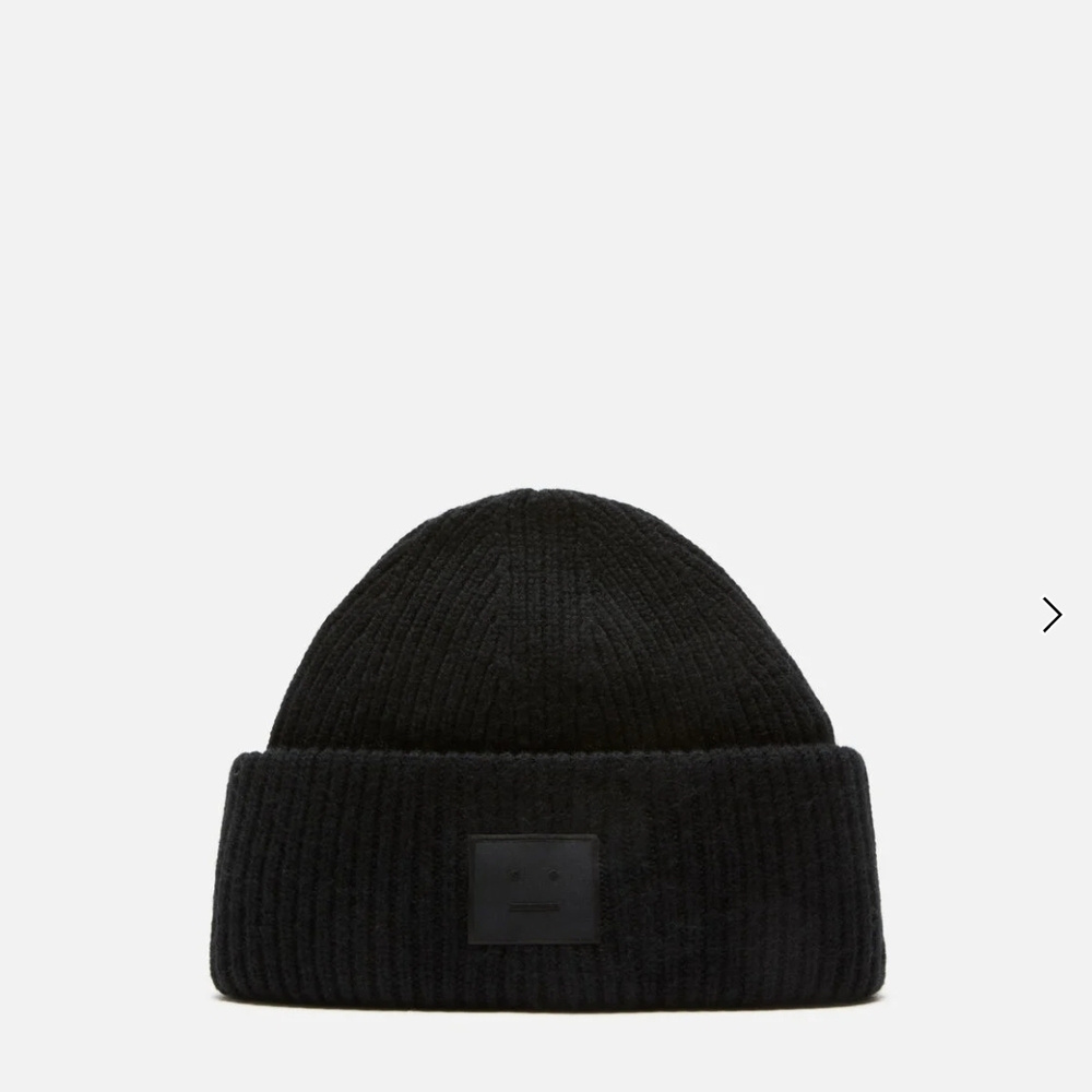 Acne Studios Black Knit Hat